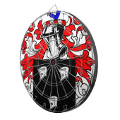 ケネディの(アイルランドの)紋章付き外衣 ダーツボード (正面右)