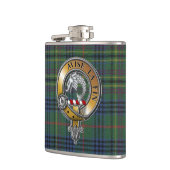 ケネディタータンチェック&バッジ フラスク (左)