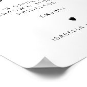 ケネディモダンミニマリストのオープンバードリンクのポスター ポスター (角)