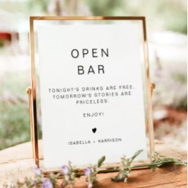 ケネディモダンミニマリストのオープンバードリンクのポスター ポスター