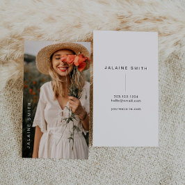 ケネディモダンミニマルお洒落リストとシンプル写真 名刺