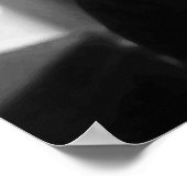 ケネディ大統領の白黒 ポスター (角)