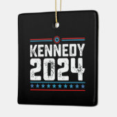 ケネディ大統領2024 セラミックオーナメント (左)