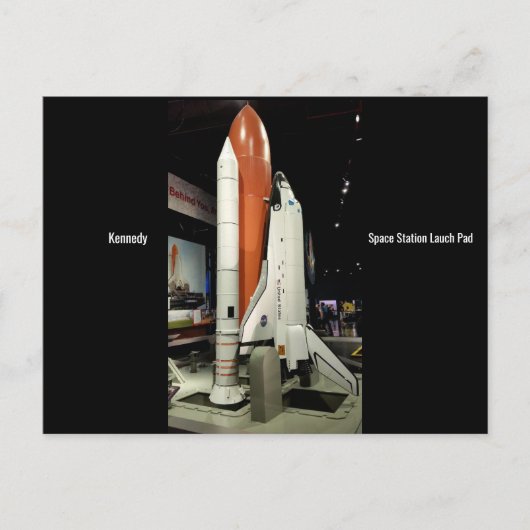 ケネディ宇宙センター起動パッドのはがき ポストカード (正面)