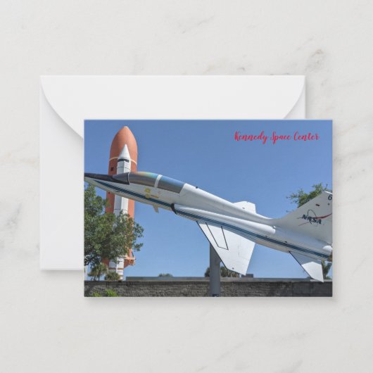 ケネディ宇宙センター ノートカード (正面)