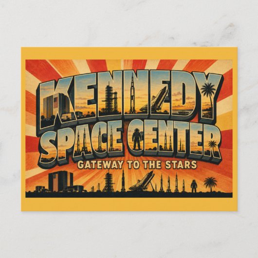 ケネディ宇宙センター フロリダ 宇宙への入り口 ポストカード (正面)