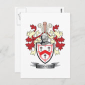 ケネディ家紋コートオブアームズ ポストカード (正面/裏面)