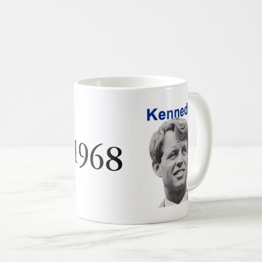 ケネディ対McCarthy 1968年 コーヒーマグカップ (正面右)