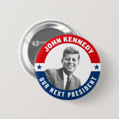 ケネディ次期大統領1960ヴィンテージケネディ1960 缶バッジ (正面&裏面)