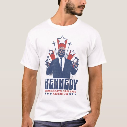 ケネディ民主党員救がアメリカRFK Jr 2024 Tシャツ (正面)