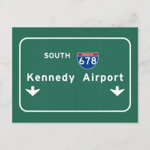 ケネディ空港JFK I-678 NYCニューヨーク市NY ポストカード
