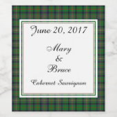 ケネディ結婚スコットランドのワインラベル ワインラベル (シングルラベル)