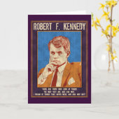 ケネディ、ロバート- "なぜないか。" カード (黄色い花)