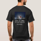 ケネディ Tシャツ (裏面)