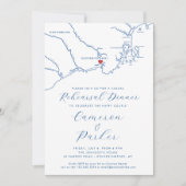 ケネバンクポカジュアルー結婚トMEリハーサルディナー 招待状 (正面)