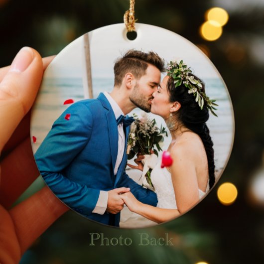 ケネバンクポートメイン結婚マップの写真クリスマス セラミックオーナメント