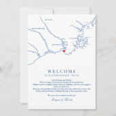 ケネバンクポートメ結婚インの歓迎の日程 サンキューカード (正面)