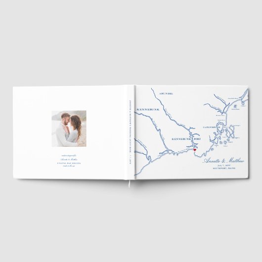 ケネバンクポートメ結婚イン ゲストブック (全面)