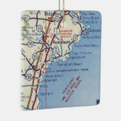 ケネバンクヴィンテージの地図 セラミックオーナメント (右)
