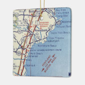 ケネバンクヴィンテージの地図 セラミックオーナメント (左)