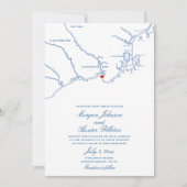 ケネブンクポートのオールインワンQRコード招待状 招待状 (正面)