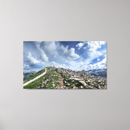 ケネベックパスインディアントレイルリッジ2 – コロラド キャンバスプリント (正面)