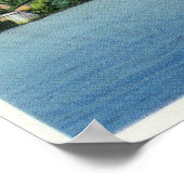 ケネベックリバービューオブザオーガスタトールブリッジ ポスター (角)