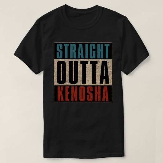 ケノーシャウィスコンシン州出身 Tシャツ (デザイン正面)