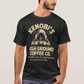 ケノービ・ハイグラウンドコーヒー ジェダイ Tシャツ (正面)