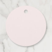 ケバナカハセールタグ 桜色の花と蝶 フェイバータグ (裏面)