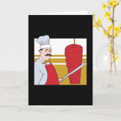 ケバブ料理人 カード (黄色い花)