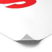 ケバブ&チップス&チリソース。 ポスター (角)