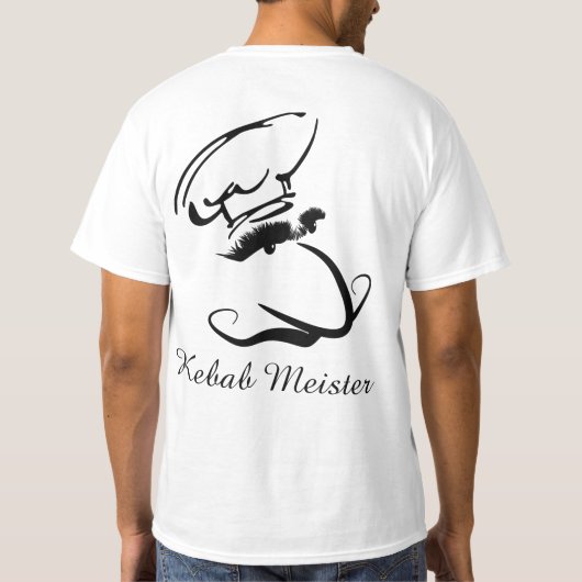 ケバブ・マイスター Tシャツ (裏面)