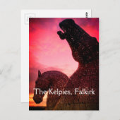 ケパイ葉書、高い馬頭彫刻 ポストカード (正面/裏面)