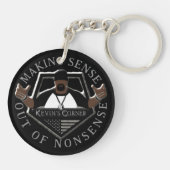 ケビンの隅が意味をなさない キーホルダー (裏面)