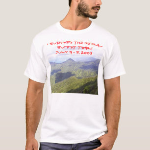 ケビンのTシャツのKo'olauの頂上の道 Tシャツ