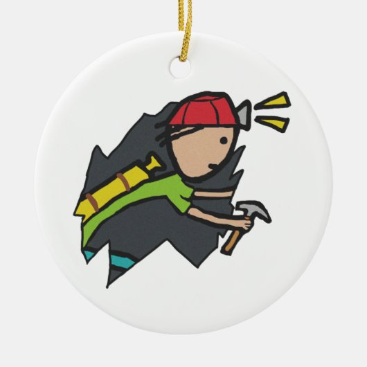 ケビングとスポルンキング セラミックオーナメント (正面)