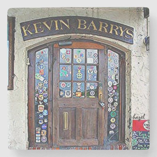 ケビンバリーのサバンナの大理石の石のコースター ストーンコースター (正面)