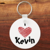 ケビン・キーチェーンが大好き キーホルダー (正面)