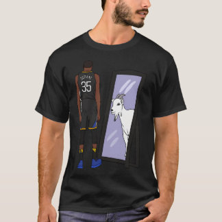 ケビン・デュラント ミラー ゴート (ゴールデンステート) Tシャツ