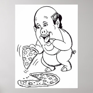 ケビン・マロン風刺画 ポスター