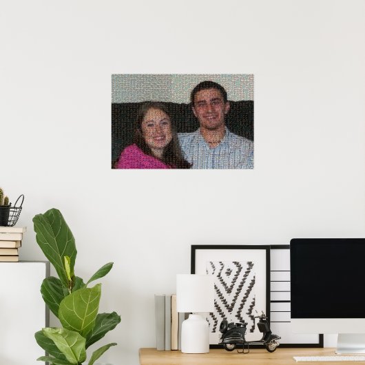 ケビン・モザイク ポスター (ホームオフィス)