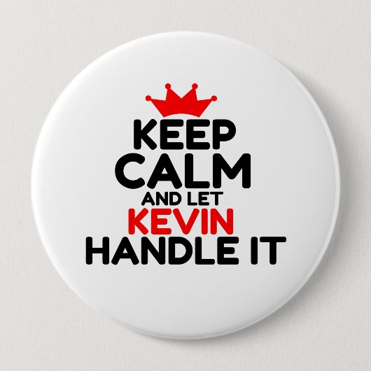 ケビン 缶バッジ (正面)