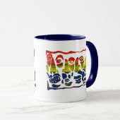 ケビンLaRiviere著顔 マグカップ (正面右)