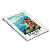 ケファロニアギリシャレトロヴィンテージトラベル ノートブック (右側)