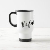 ケファロニアハート国旗、セファロニア、ギリシャ諸島 トラベルマグ (左)