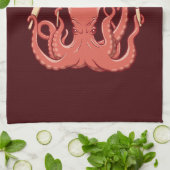 ケファロポッド | Octopus Chef おもしろい Pun キッチンタオル (折り畳み)