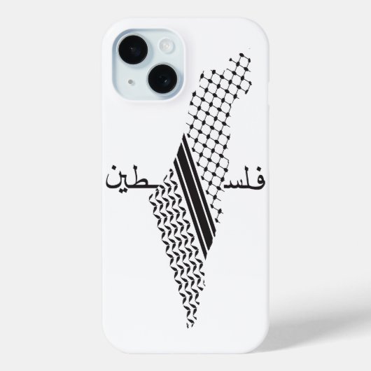 ケフィイェパレスティナのパターンマップ Case-Mate iPhoneケース (裏面)