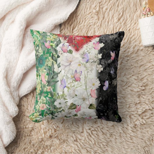 ケフィエのスカーフを付けた最も可愛いパレスチナの枕 クッション (ブランケット)