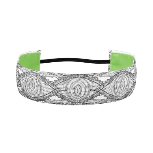 ケフィシーパレスチナのスカーフ伝統的ファブリック アスレチックヘッドバンド (正面)